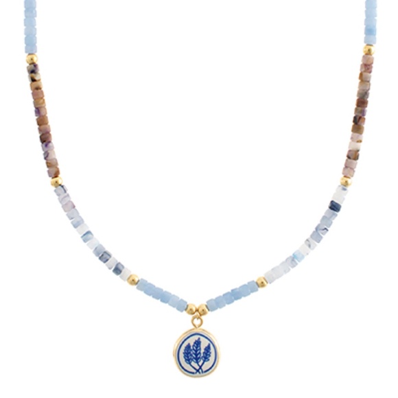 Ceramic Round & Bead Necklace - Picture 1 of 1